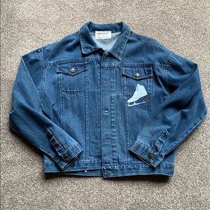 ⛸ Figure Skating Denim Jacket ~ Vintage